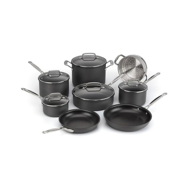 Cuisinart Chef's Classic Nonstick Hard Anodized Cookware 13 Piece Cookware Set