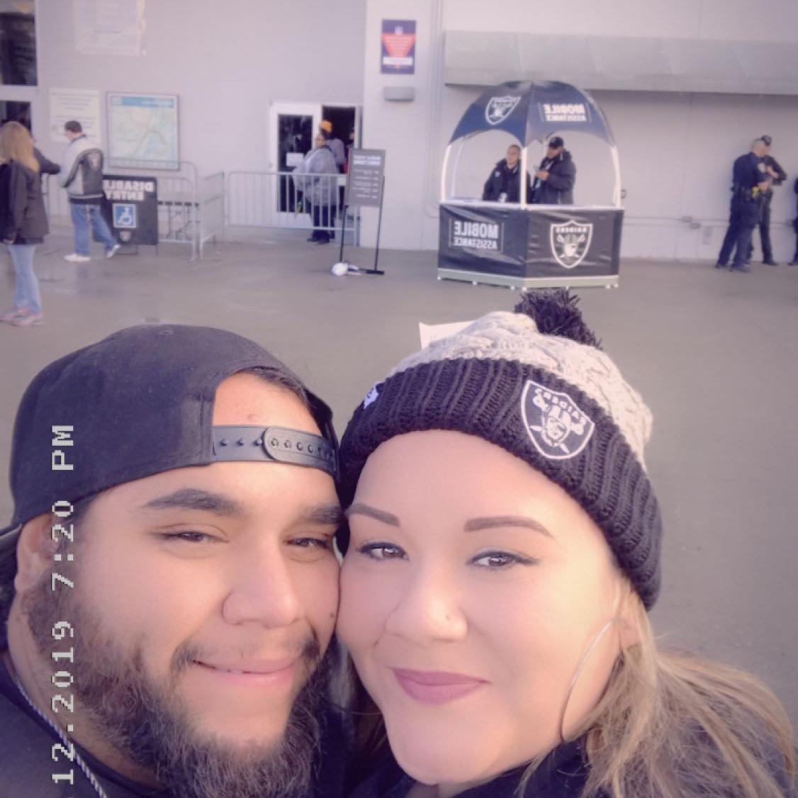 First Raider game at the Oakland Coliseum.
