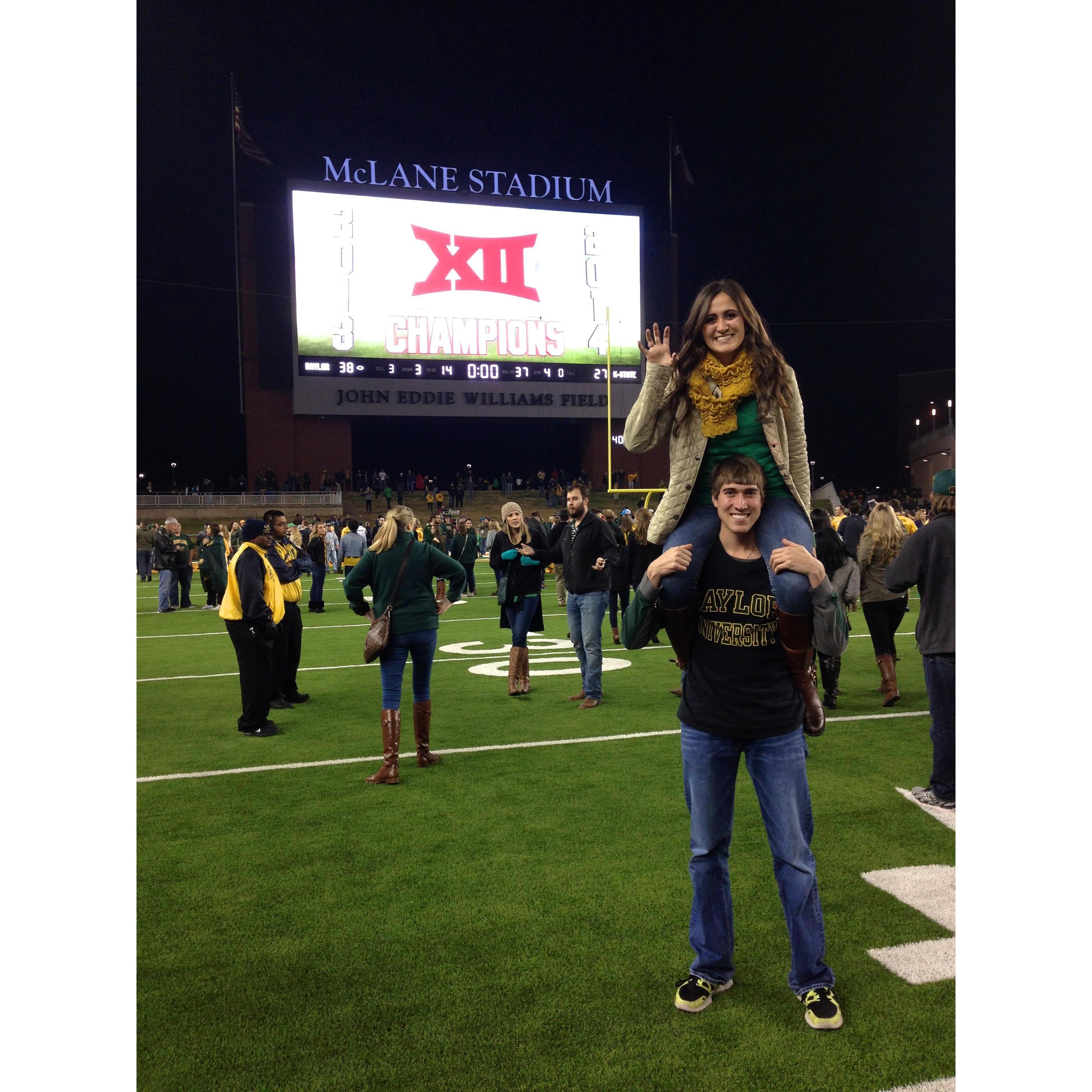 Ending our football season with a Big 12 Championship