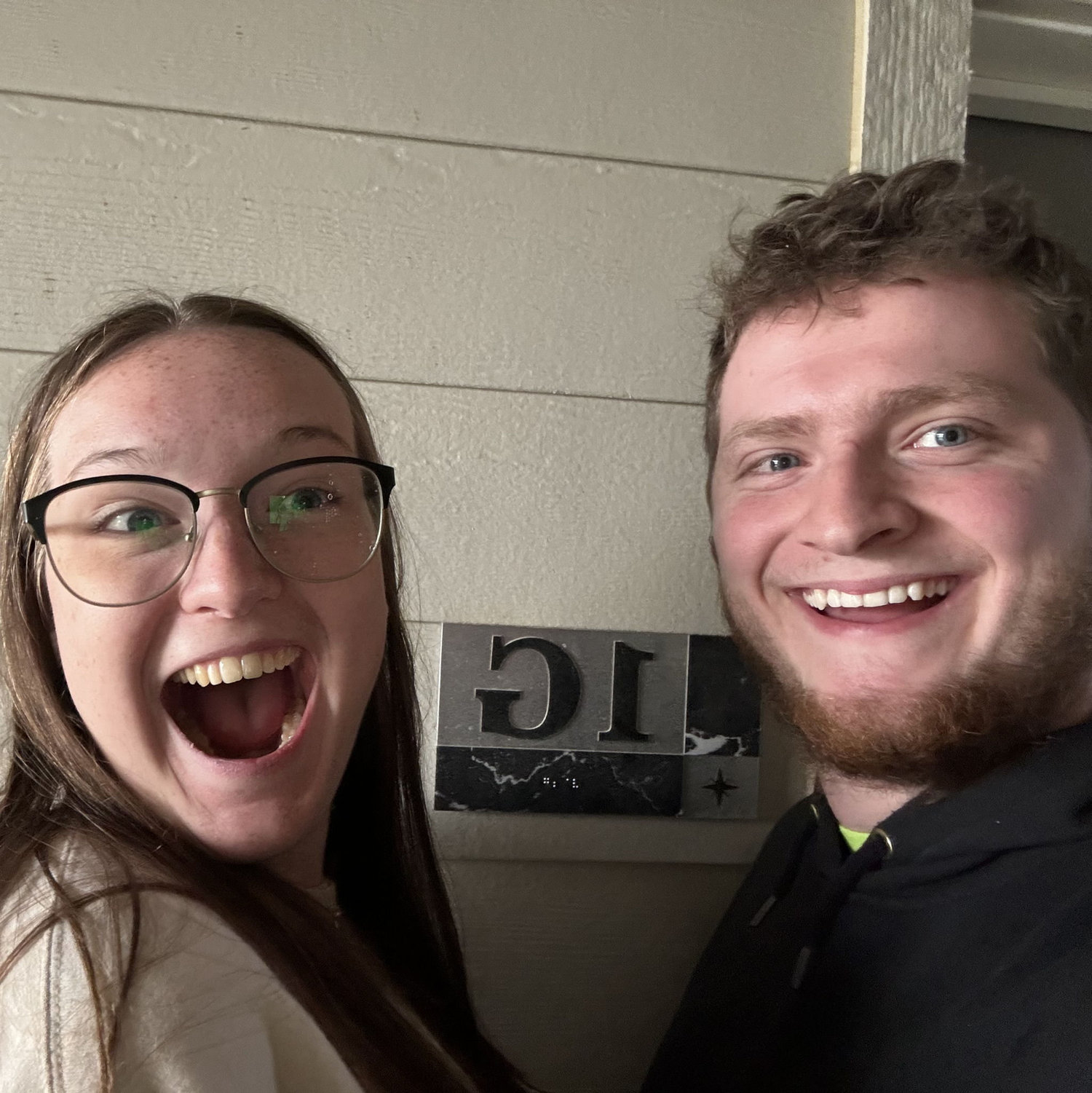 When we finalized our apartment!