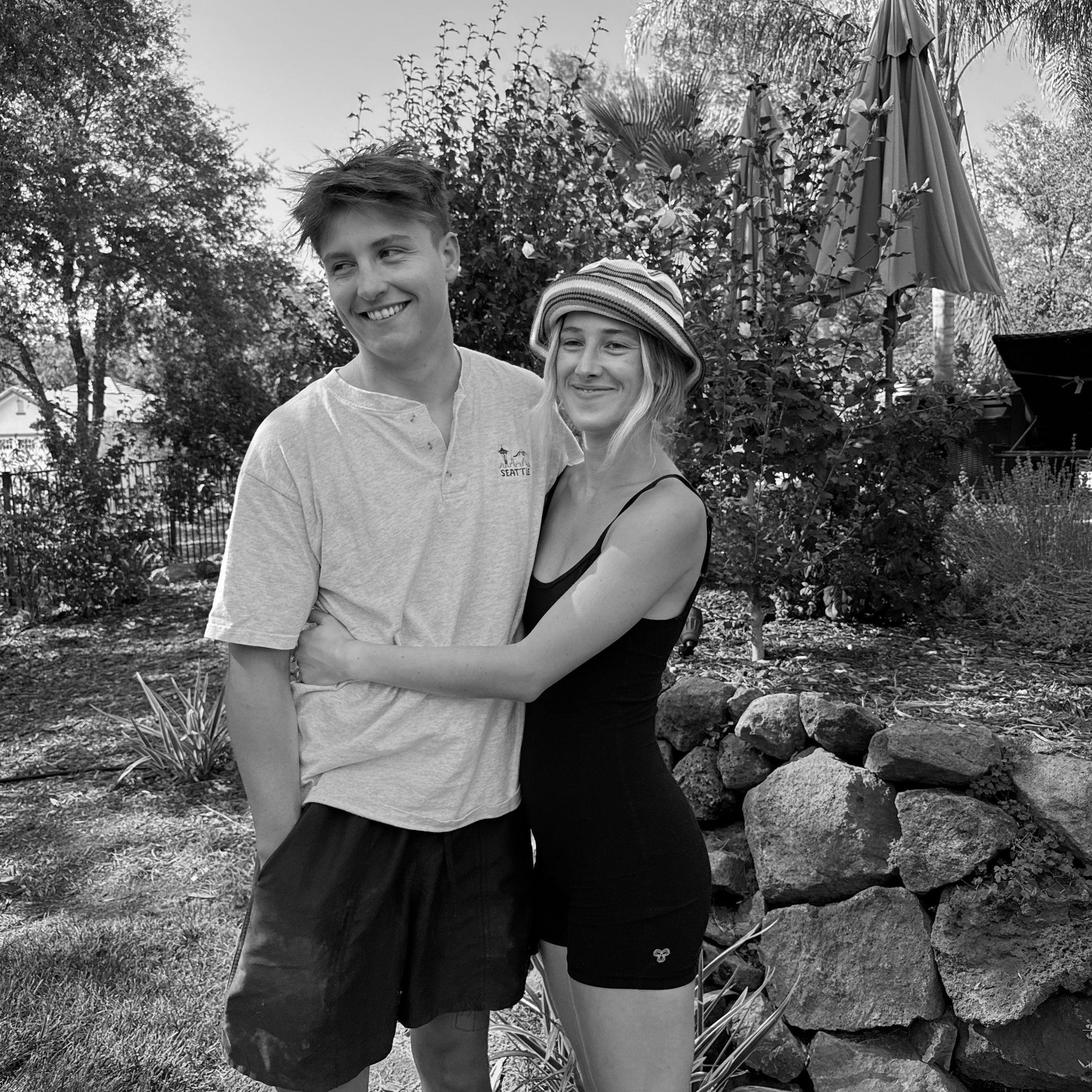 Right before this picture was taken, one of these two people lost 4 games of ping pong in a row.