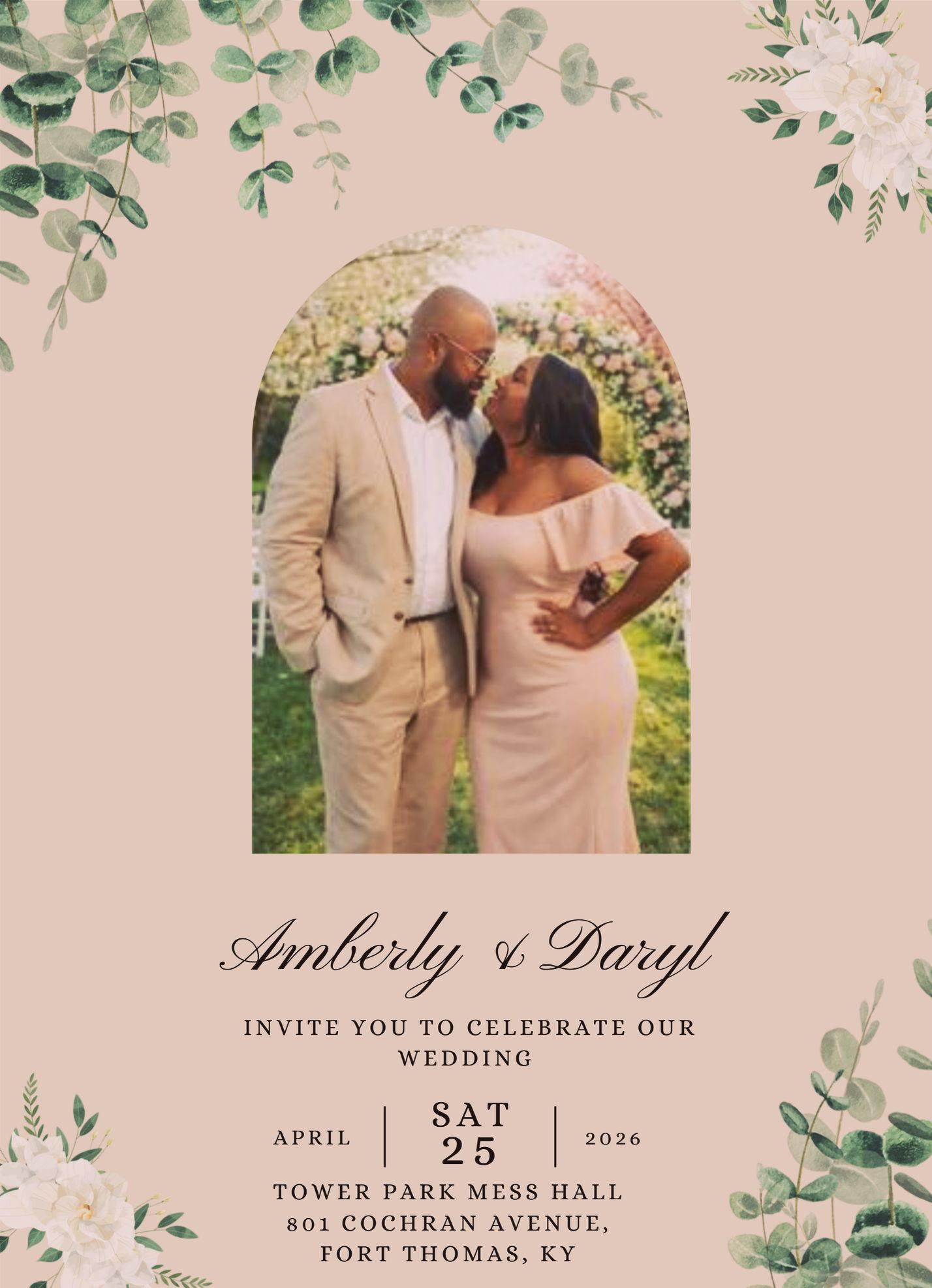 The Wedding Website of Amberly Rutherford and Daryl Thomas