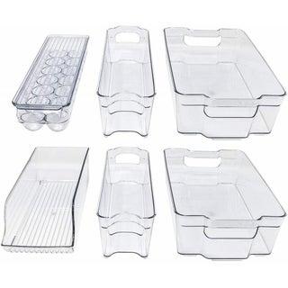 Storagemaid Refrigerator Organizer Bins - Stackable Storage Containers