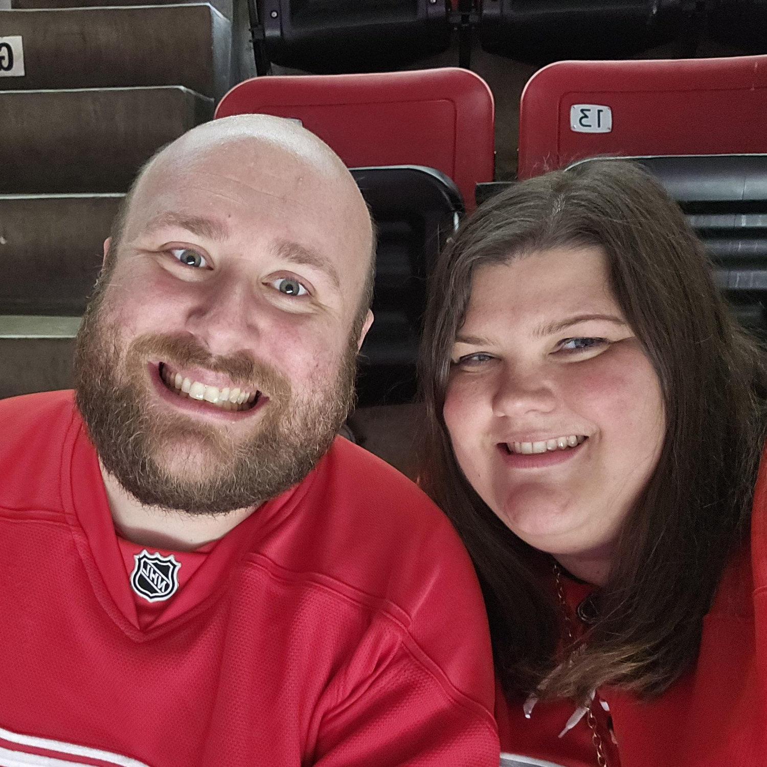 Red Wings vs Canes game! Canes won!