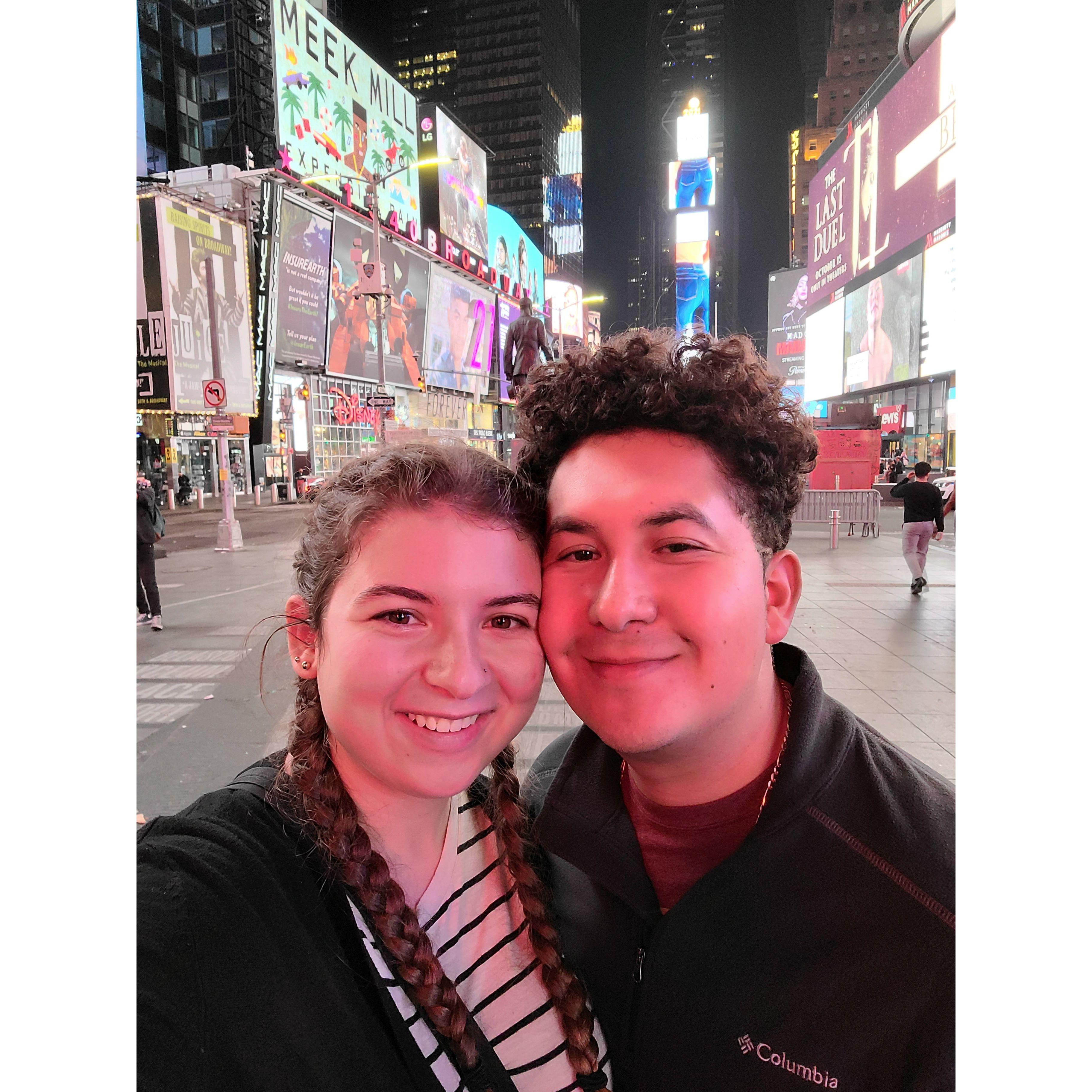 Visiting Times Square