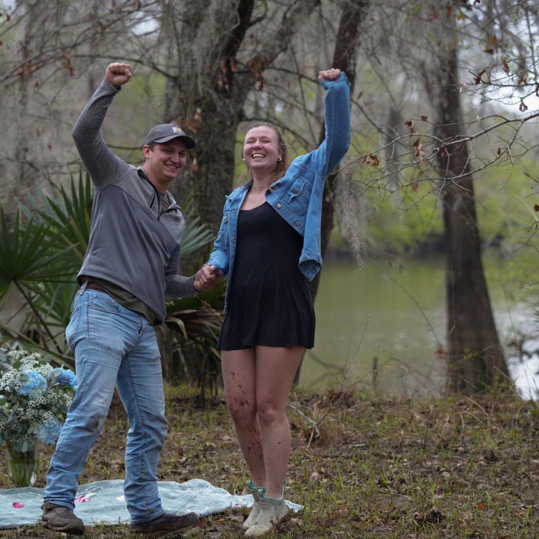 She said YES!
