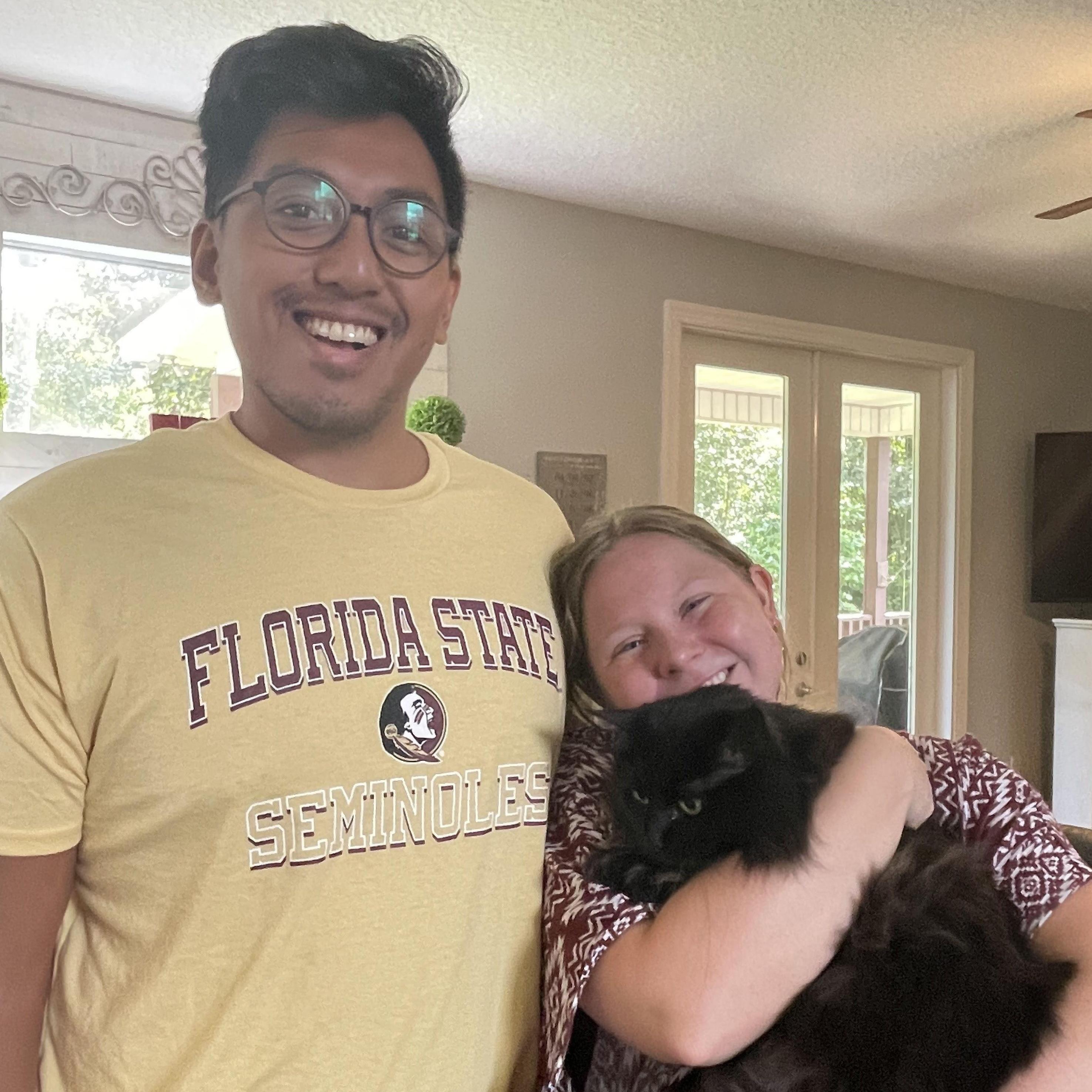 Our little family before taking our cross-country road-trip to Denver