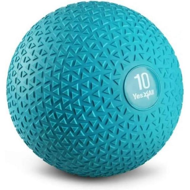 Yes4All Slam Ball, 10-40lb Medicine Ball, Durable PVC Sand Filled Workout Dynamic Weighted Balls for Exercise Core Strengthen
