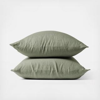 Organic Relaxed Linen Pillowcase, Set of 2