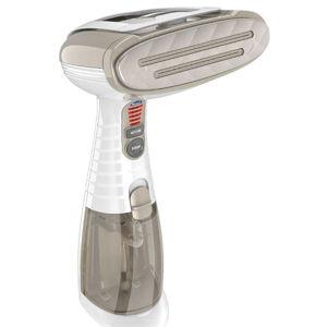 Conair Handheld Garment Steamer for Clothes, Turbo ExtremeSteam 1875W, Portable Handheld Design, Strong Penetrating Steam, White / Champagne