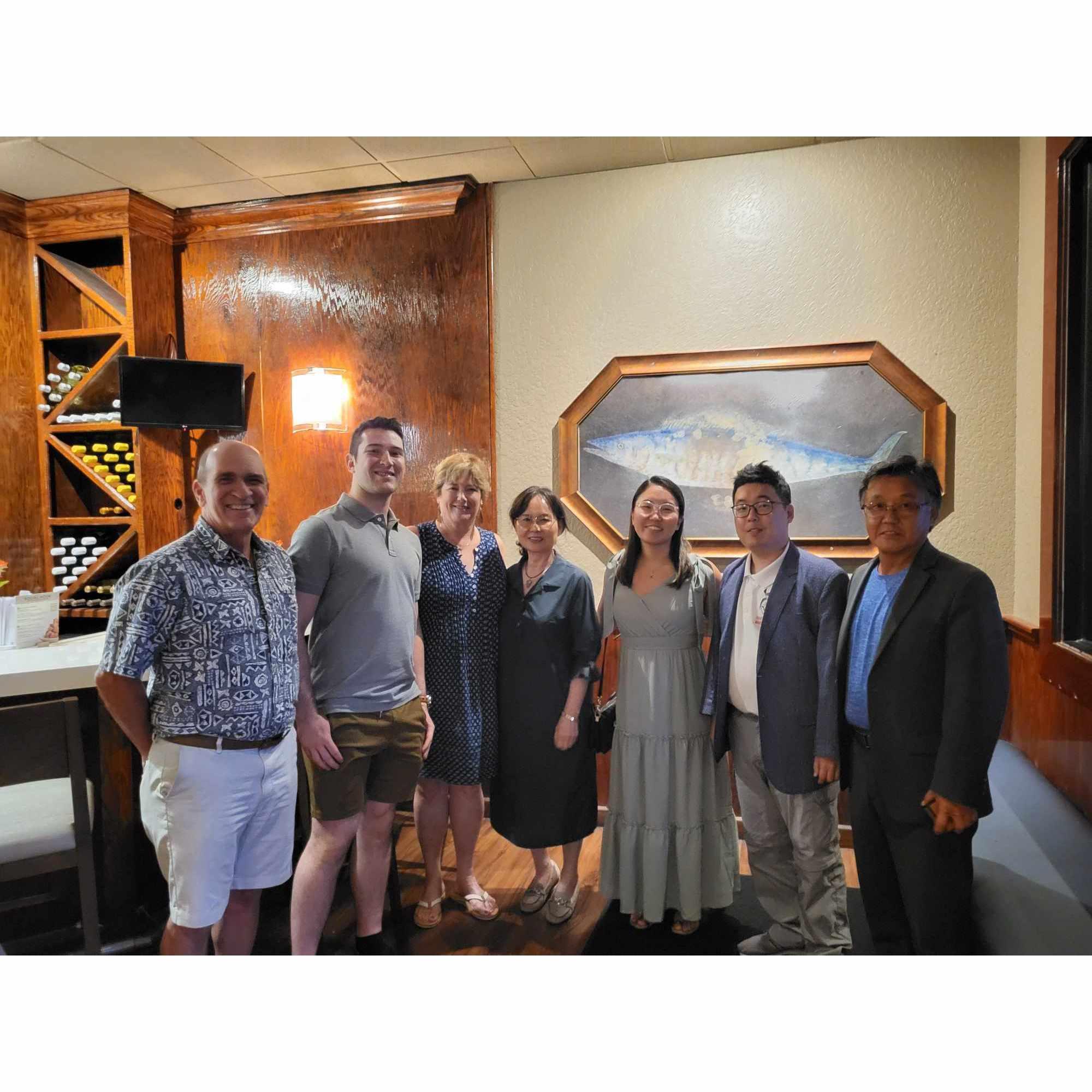 July 2024: Parents meet (officially) for the first time. Unofficially, they coincidentally met May 2019 during Graduation!