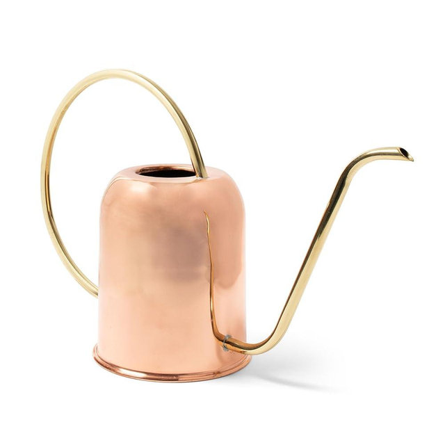 Copper Watering Can Indoor Plants - 48oz Long Spout Precise Small Water Can for Plants, Bonsai, Succulents, Houseplants, or Garden - Metal Inside or Outdoor Plant Watering Cans by Kings County Tools