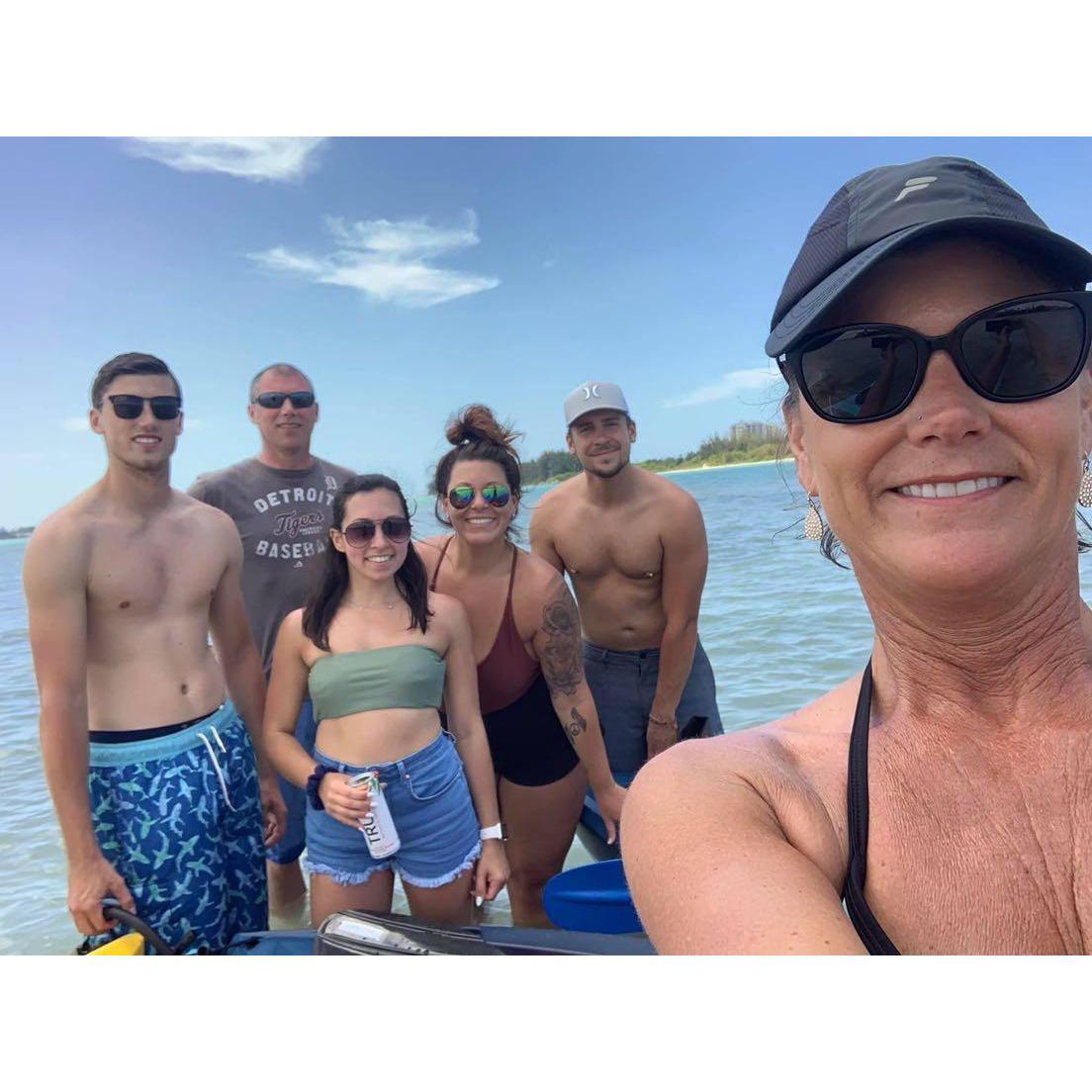 Kayaking with Nick’s parents, April and Matt :)