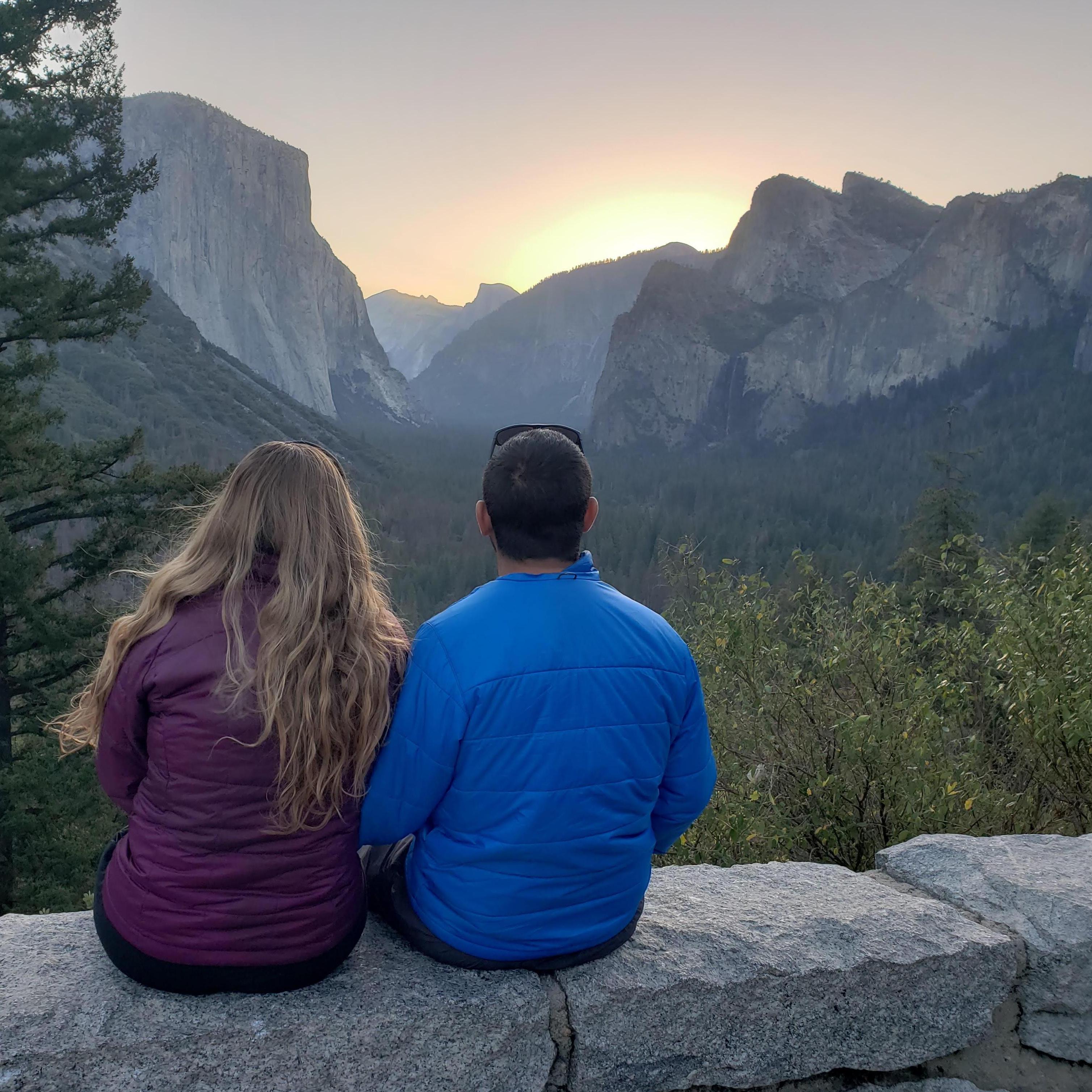 2018: Tunnel View, Yosemite. One of our favorite destinations.