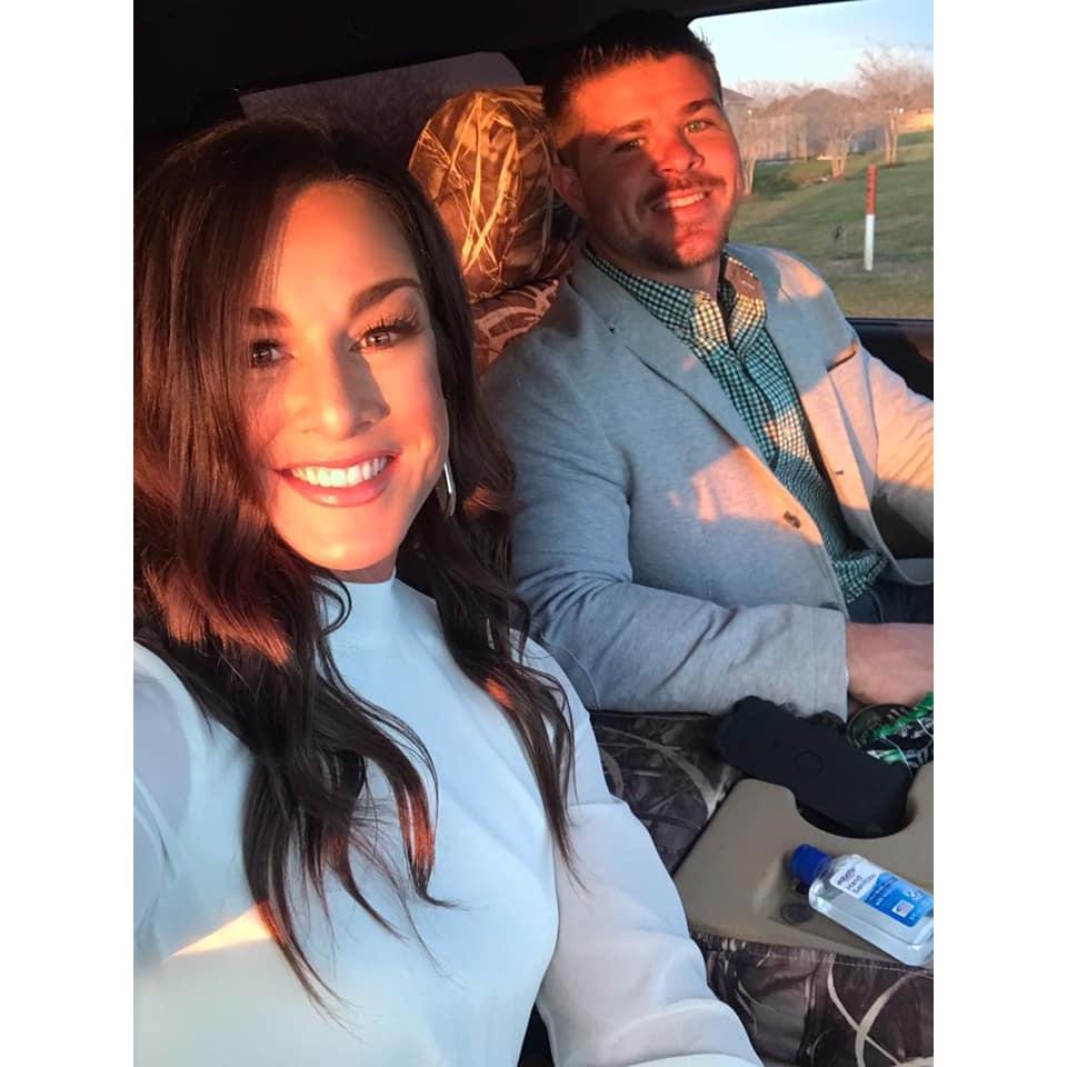 On our way to our couples shower - Feb. 29, 2020