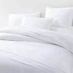 Organic Double Weave Full/Queen White Duvet