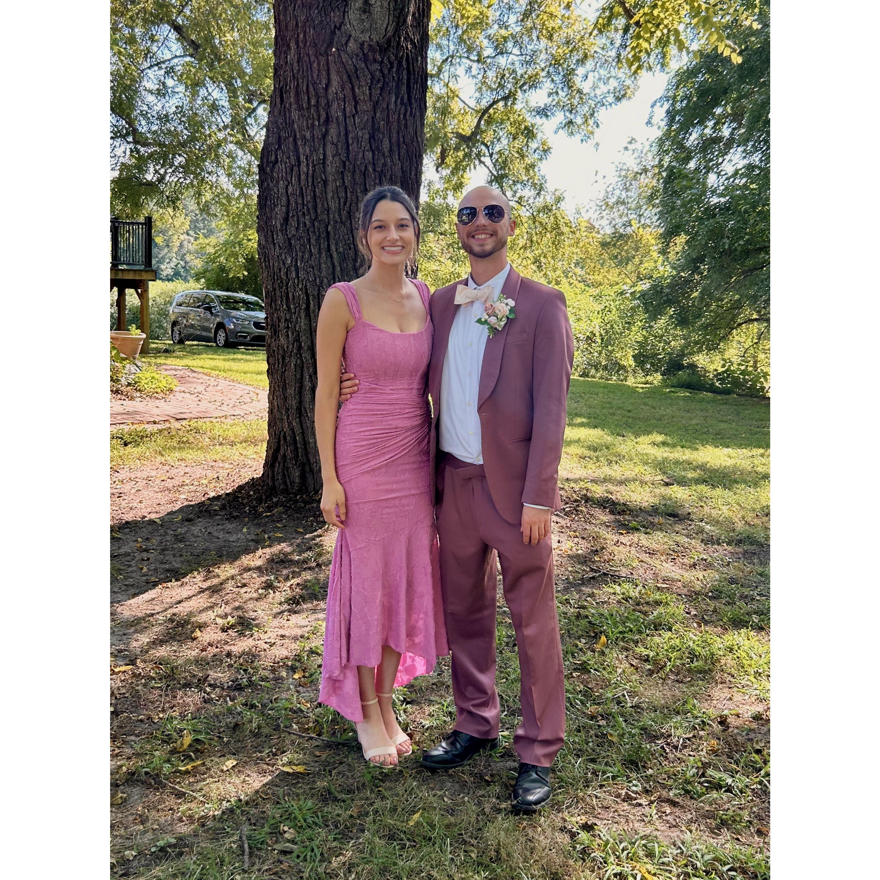 Us at Abby and Rob's wedding