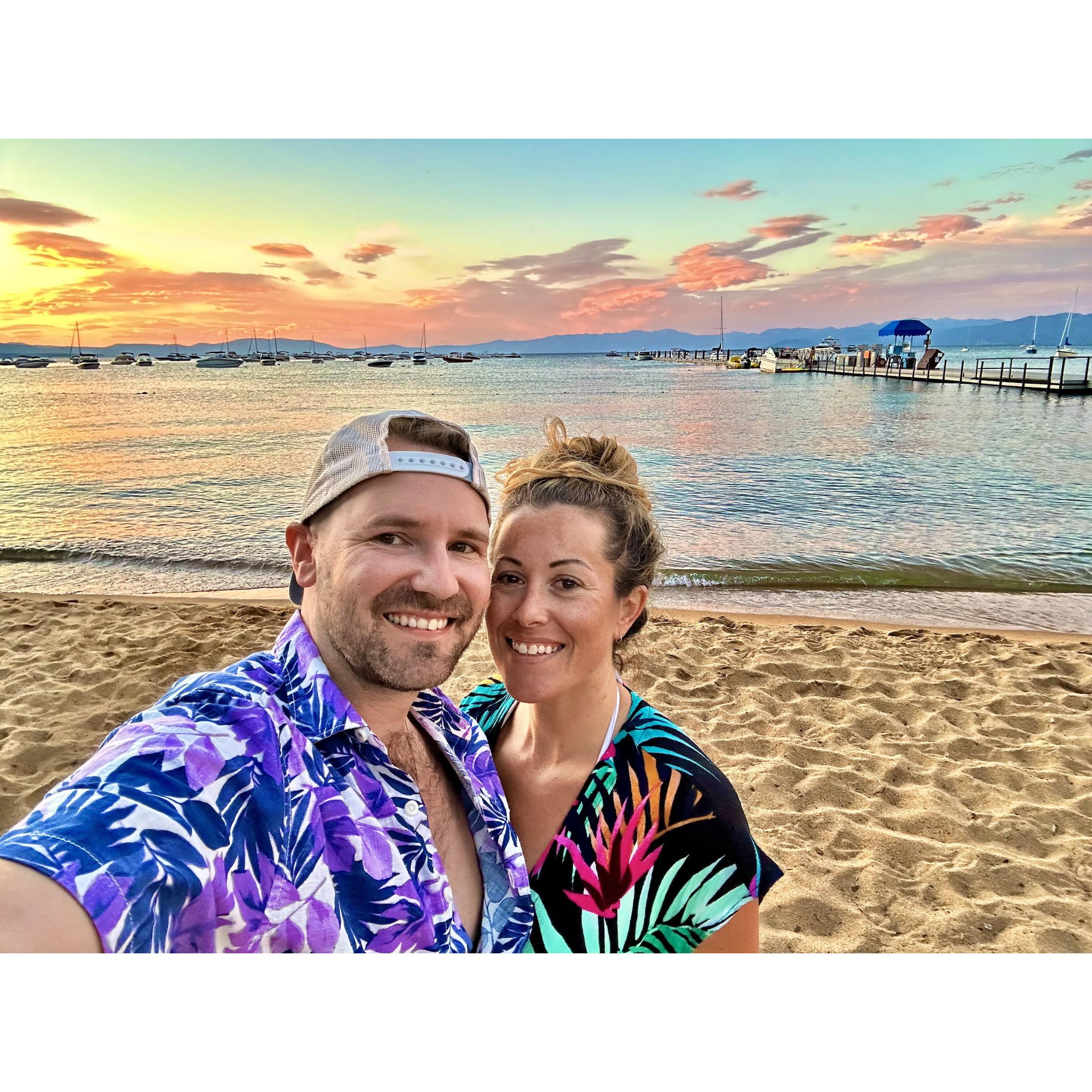 Sunsets in our happy place, Tahoe!