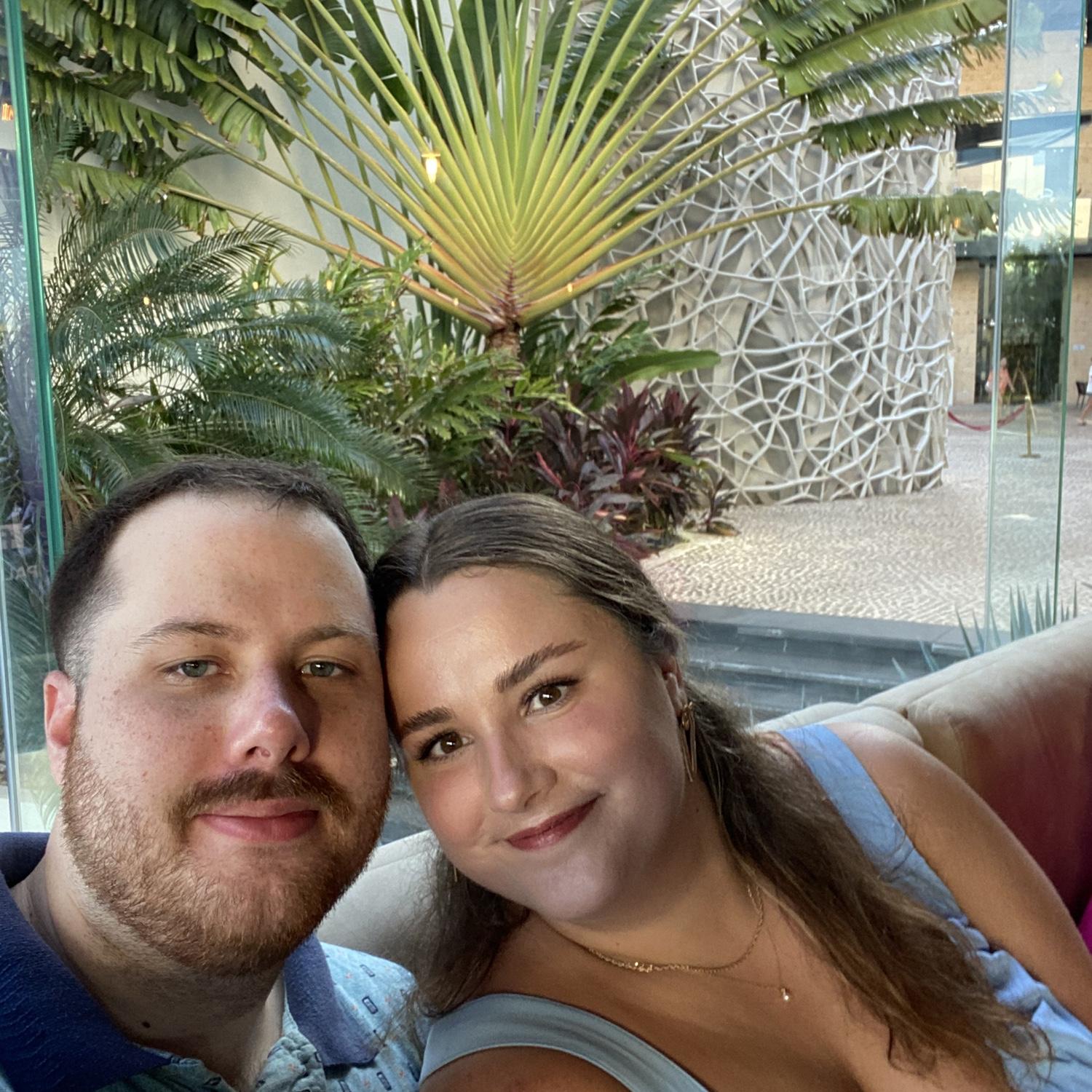 In Cancun together at my brother's wedding!