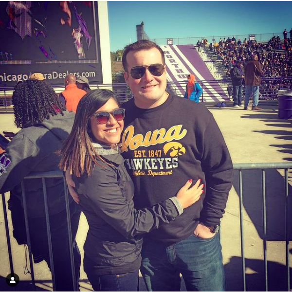 First Iowa game together.