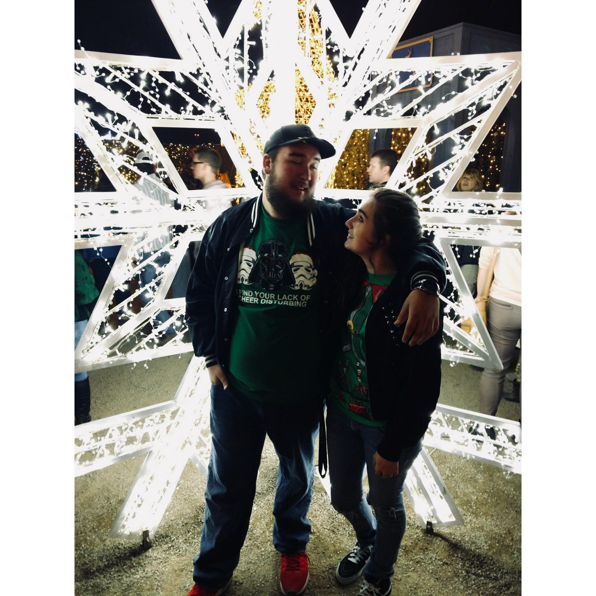 December 2017; first time at Enchanted Christmas