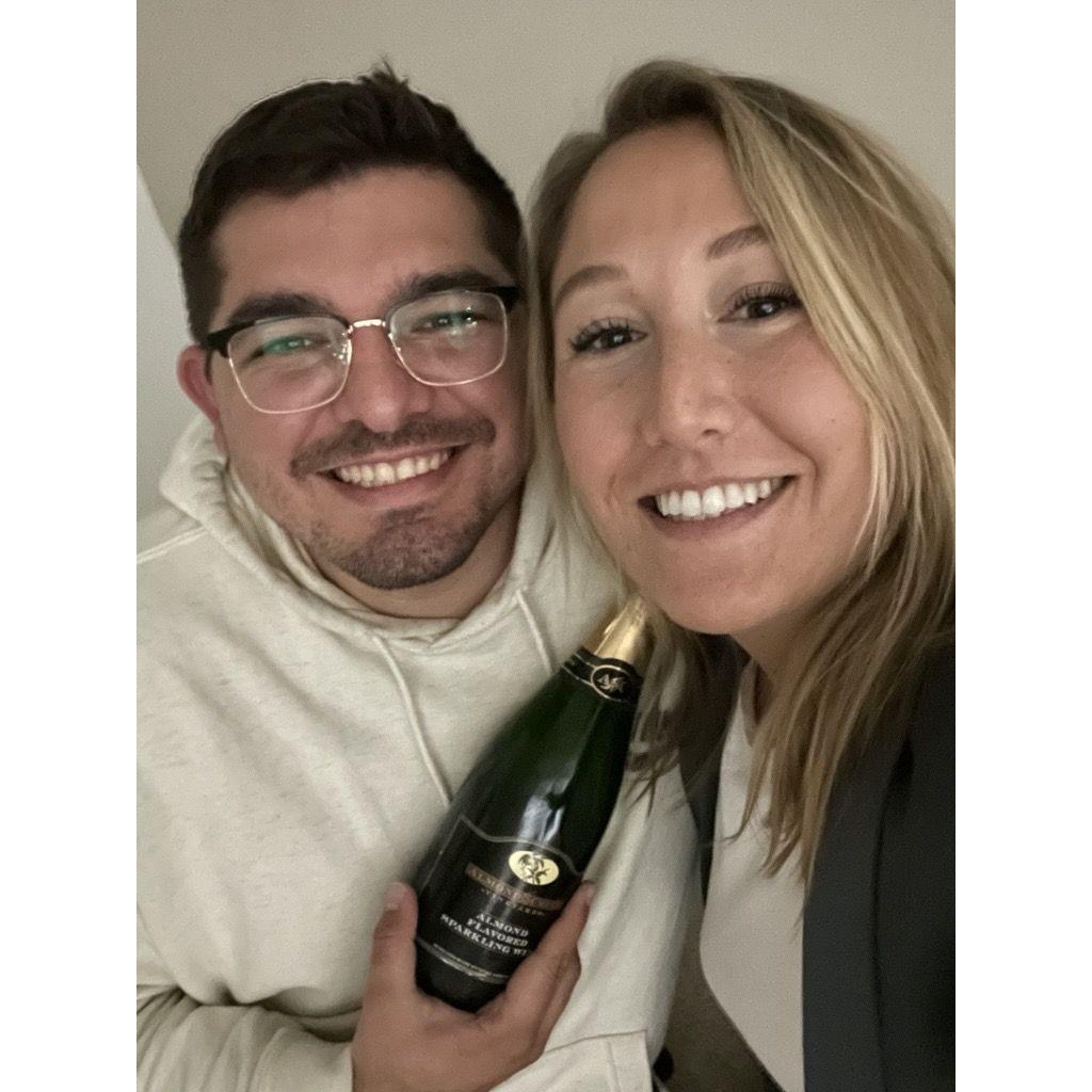 Celebrating moving-in together
