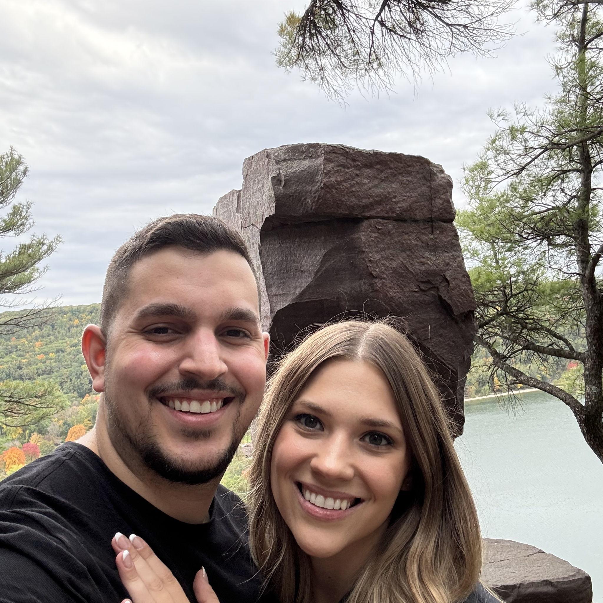 The proposal at Balanced Rock