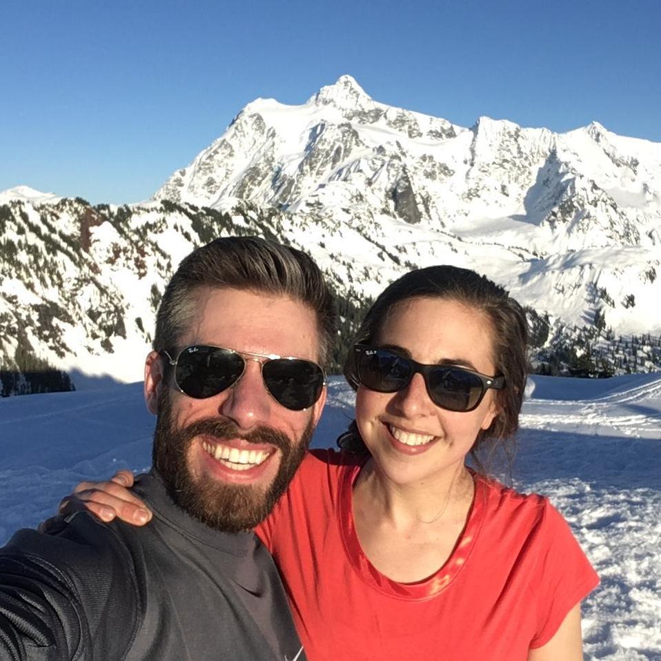 Snowshoe-ing at Artist Point in Washington!