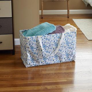 Krush Floral Rectangle Utility Tote Bag with Handles