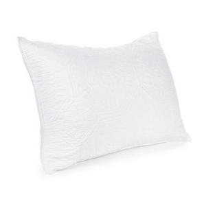 Anderson Geo Paisley Sham (Bright White Color, King Size)