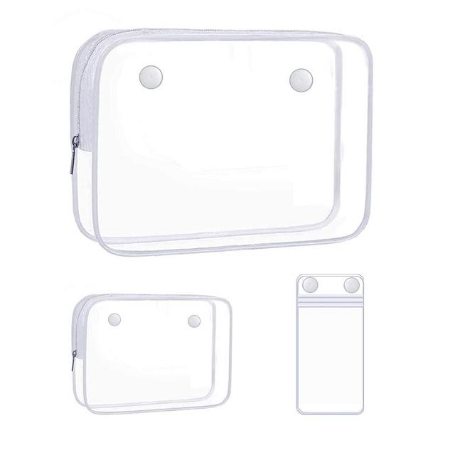 Juyeesm 3 Packs Bogg Bag Insert, Clear Inner Pouch Bags Compatible With Bogg Bag
