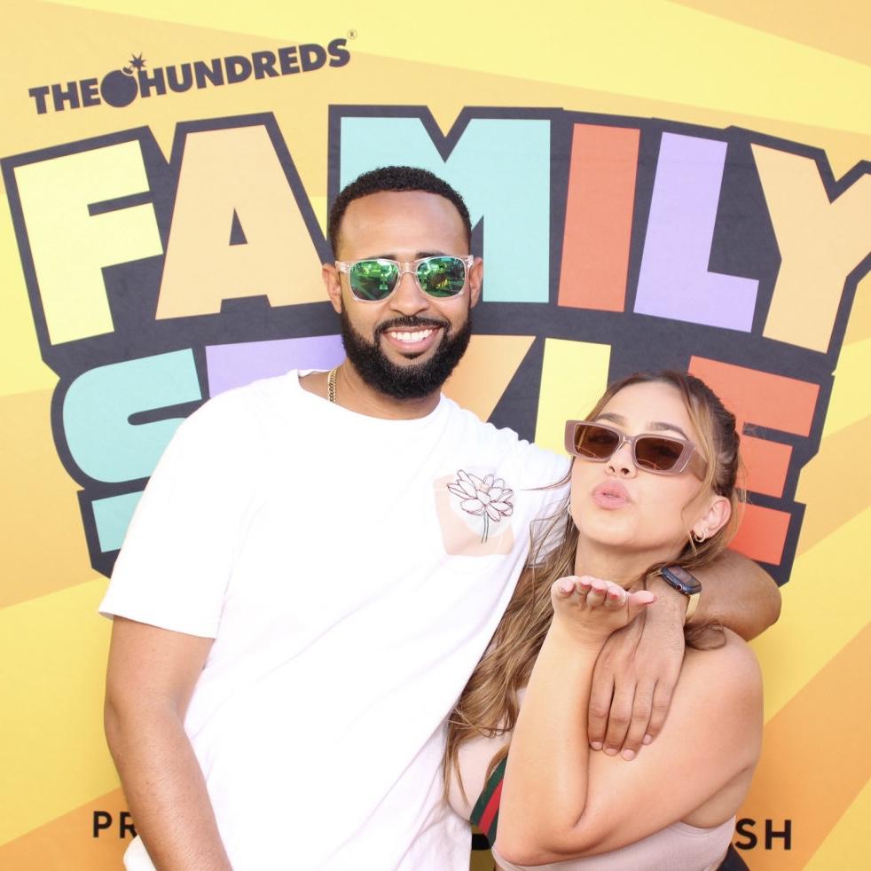 Trying more food at Family Style Fest