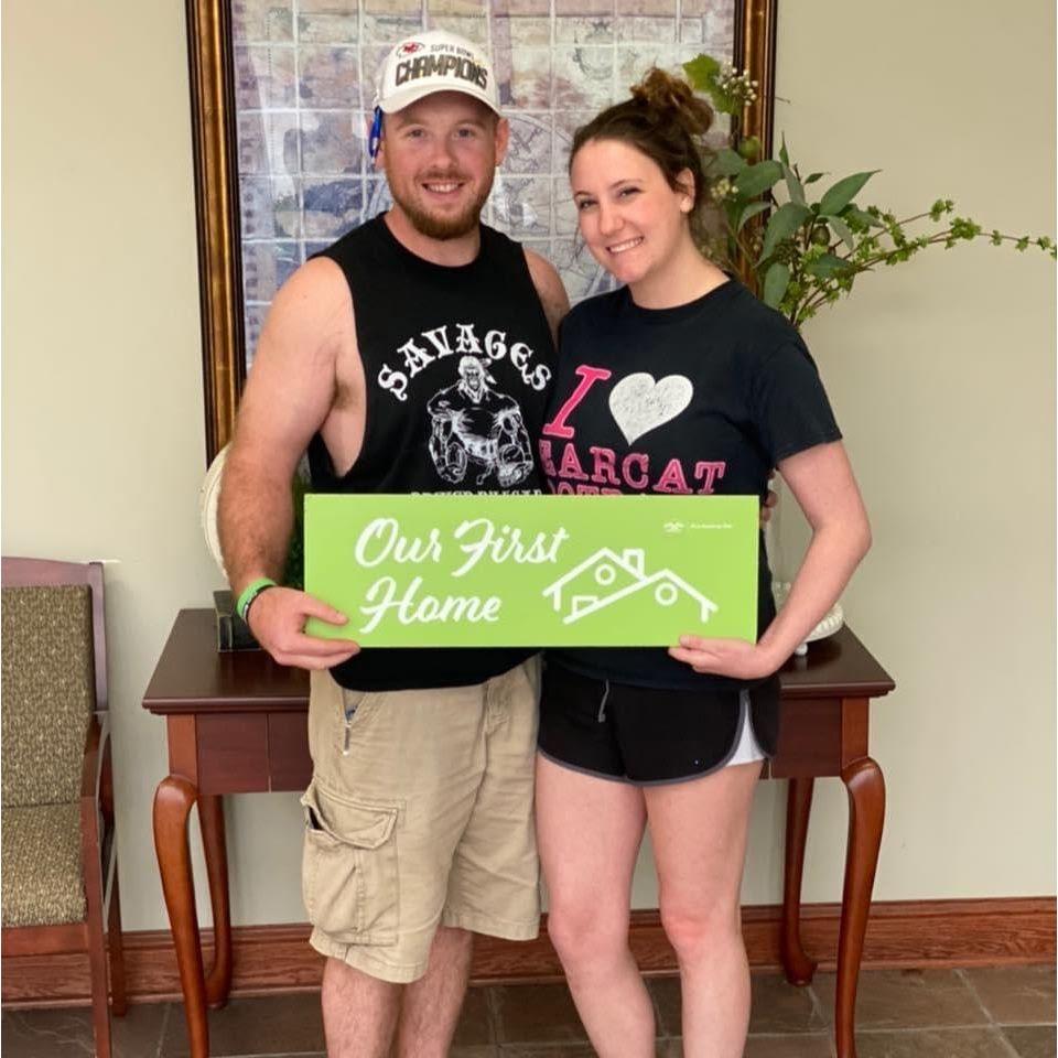 The day we bought our first home together!