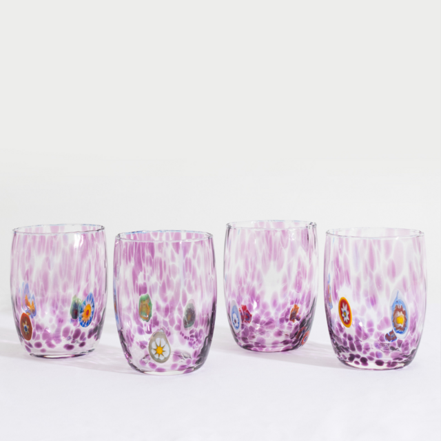 Set of Four Murano Tumblers | Pre-order for dispatch 20th August