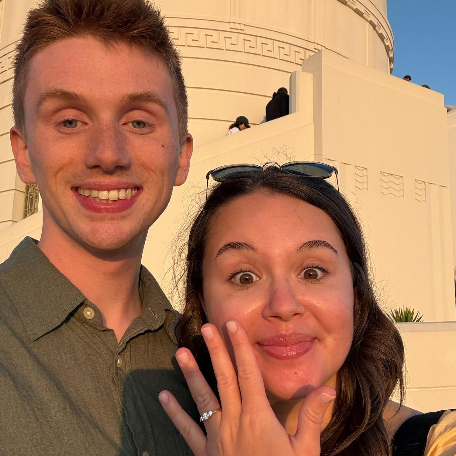 Right after he asked!