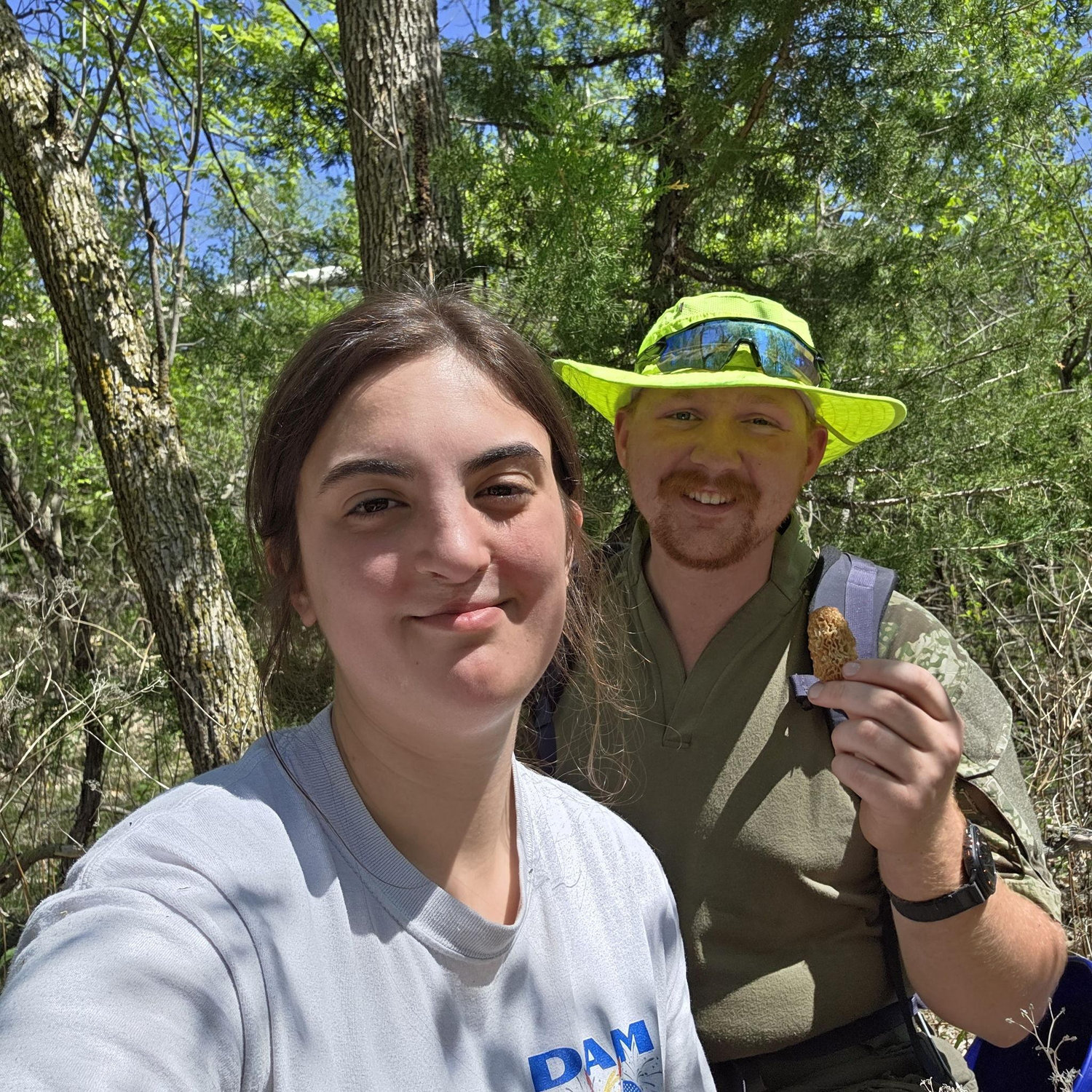 Mushroom hunting for morels