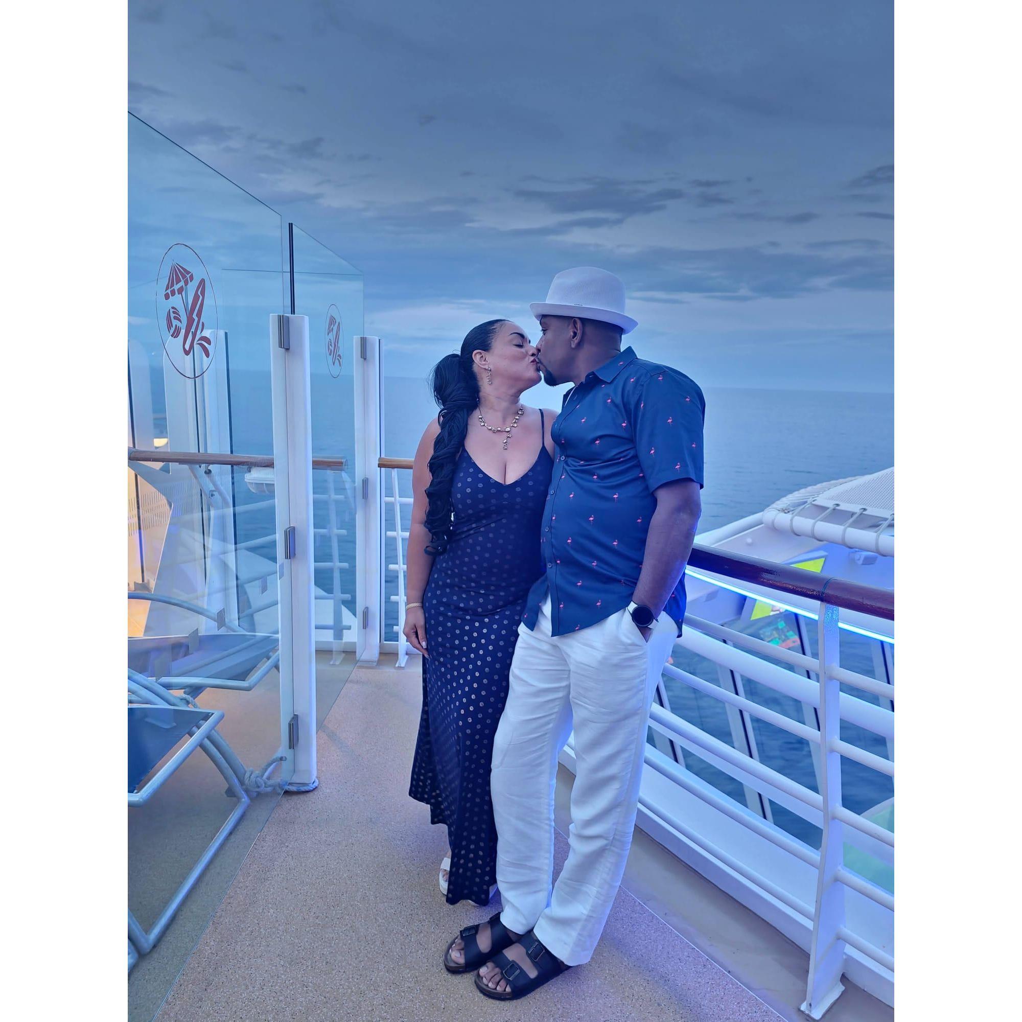 Our first cruise together and where I thought he would pop the question -- boy was I wrong. lol