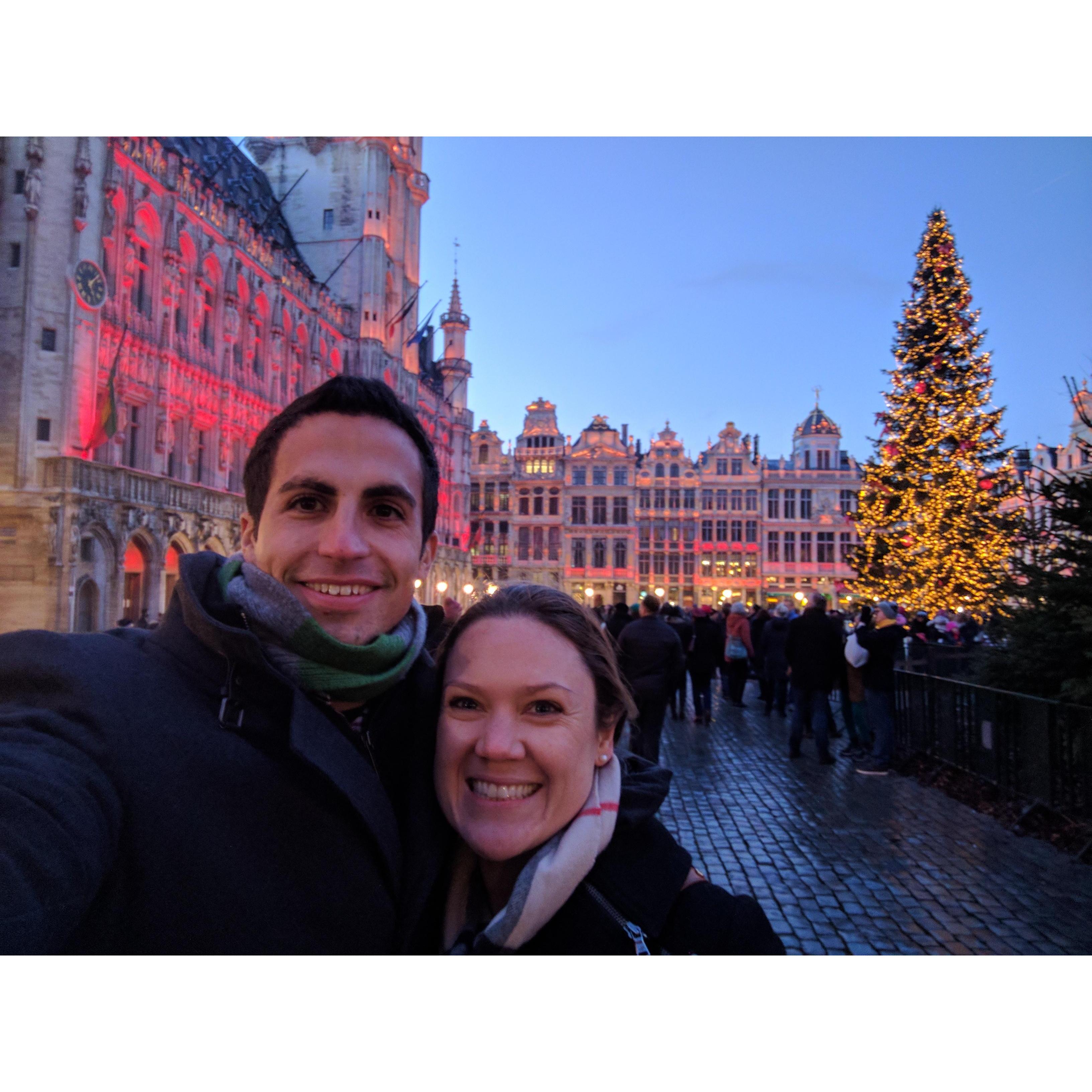 Brussels on Christmas Eve 2016