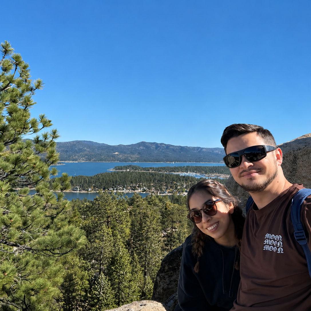 Hiking together in Big Bear!
