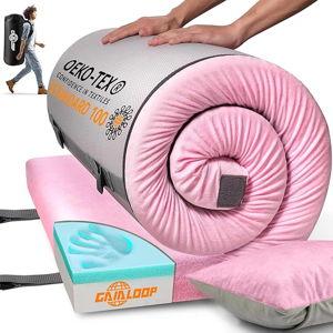Camping Mattress - Pink, Cot Size