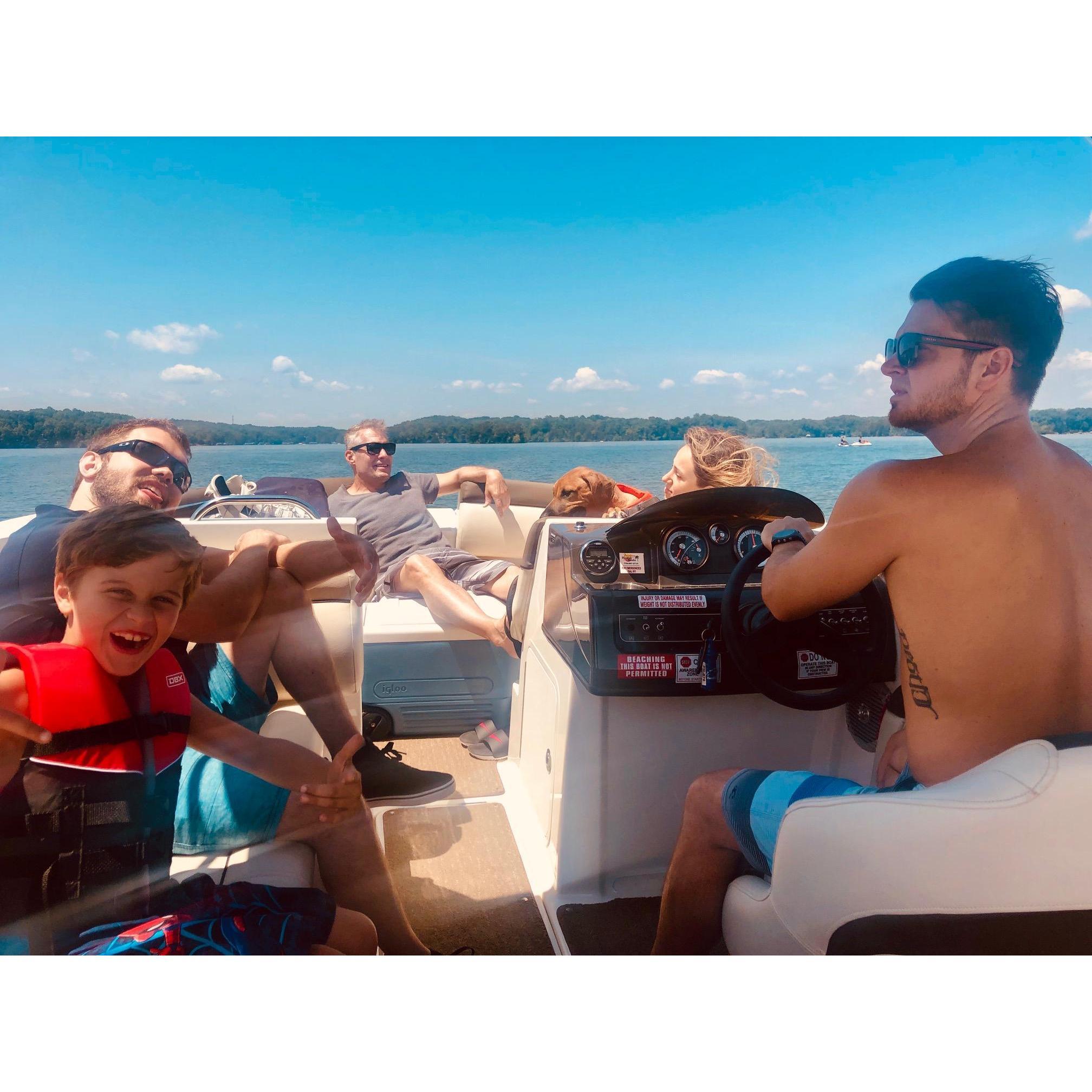 Lake Lanier with the fam!
