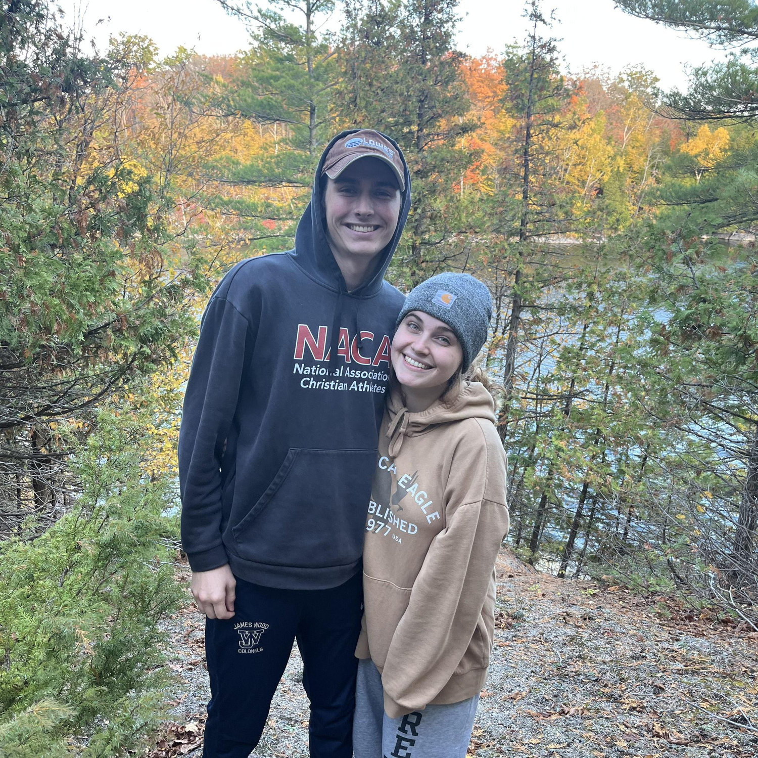Caedmon came to Canada again for fall break!