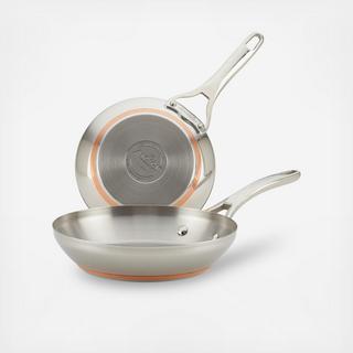 Nouvelle Copper 2-Piece French Skillet Set
