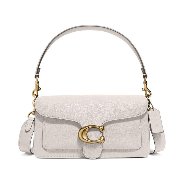COACH Tabby 26 Polished Pebble Leather Shoulder Bag