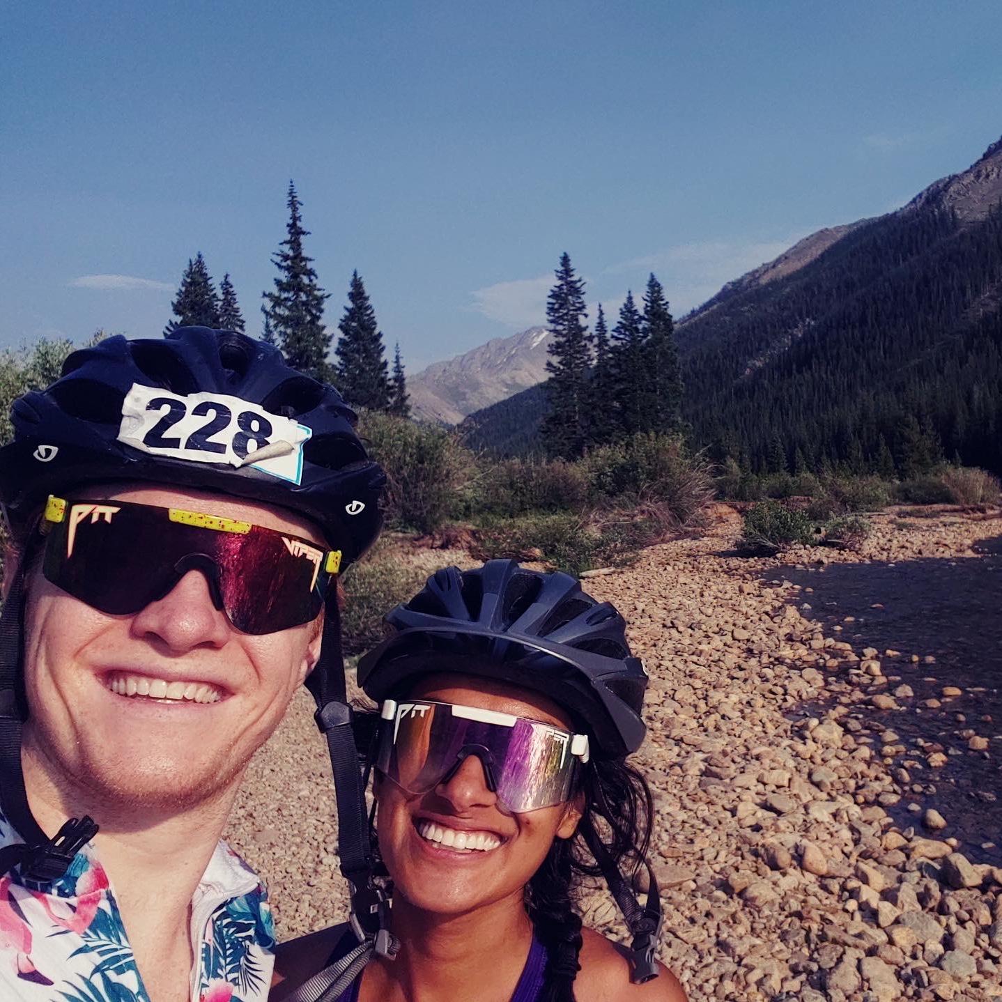 Our first bike ride of many in the mountains! Rode up Independence Pass, outside of Twin Lakes