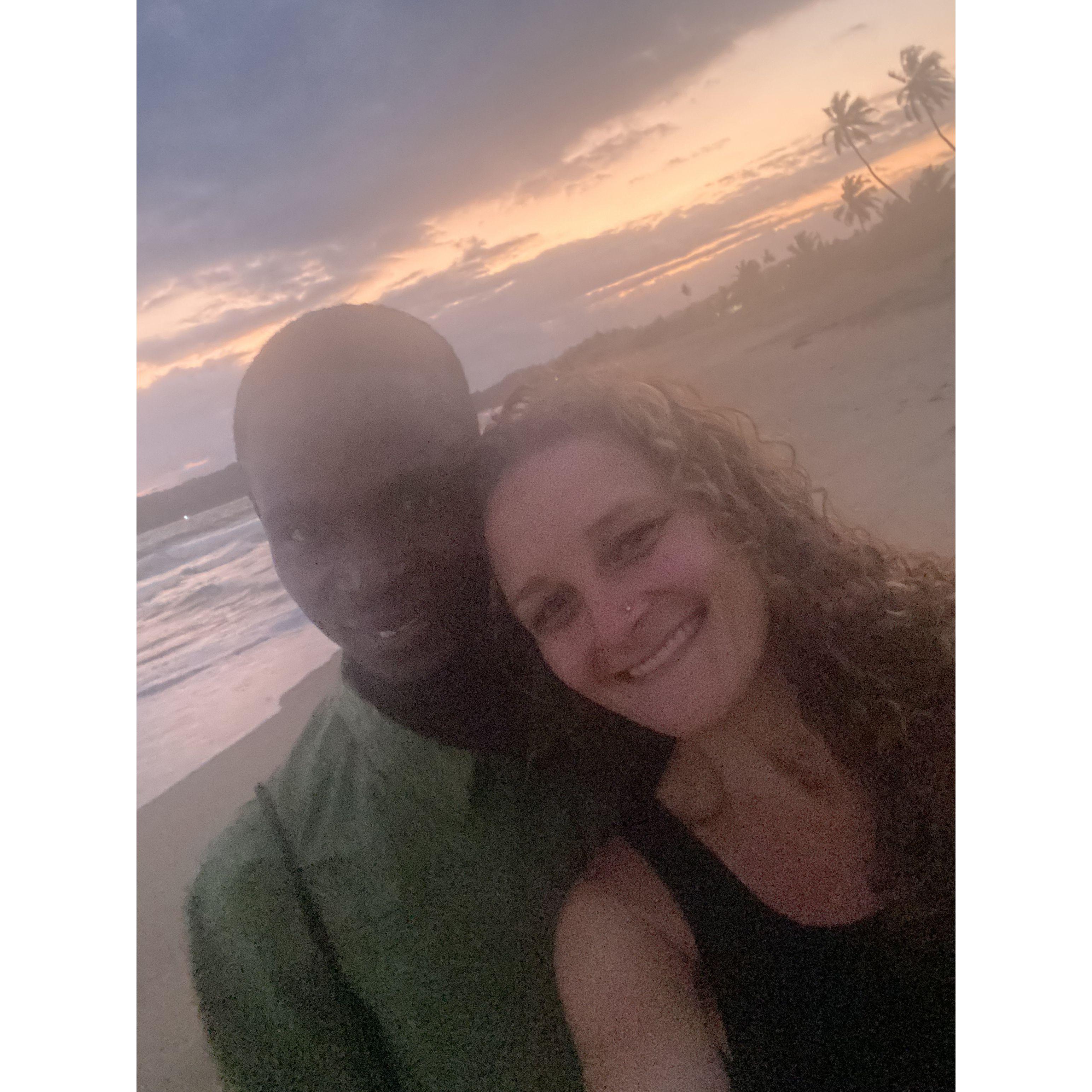2024: We returned to our favorite Hideout in Ghana for a few days, enjoying sunrise and sunset walks on the beach.