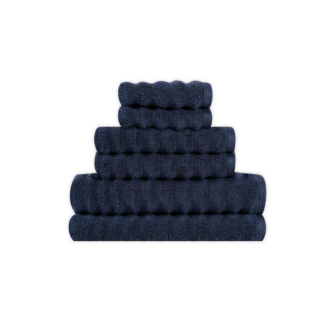 Sean John® Zero Twist 6-Piece Bath Towel in Navy