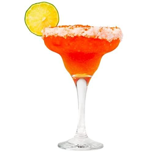 Vikko Margarita Glasses Set of 12, 10 Ounce, Crystal Clear Bulk Margarita Glass, Cosmopolitan Glassware for Margaritas, Frozen Drinks, Pina Coladas and Cocktails, Margarita Cups