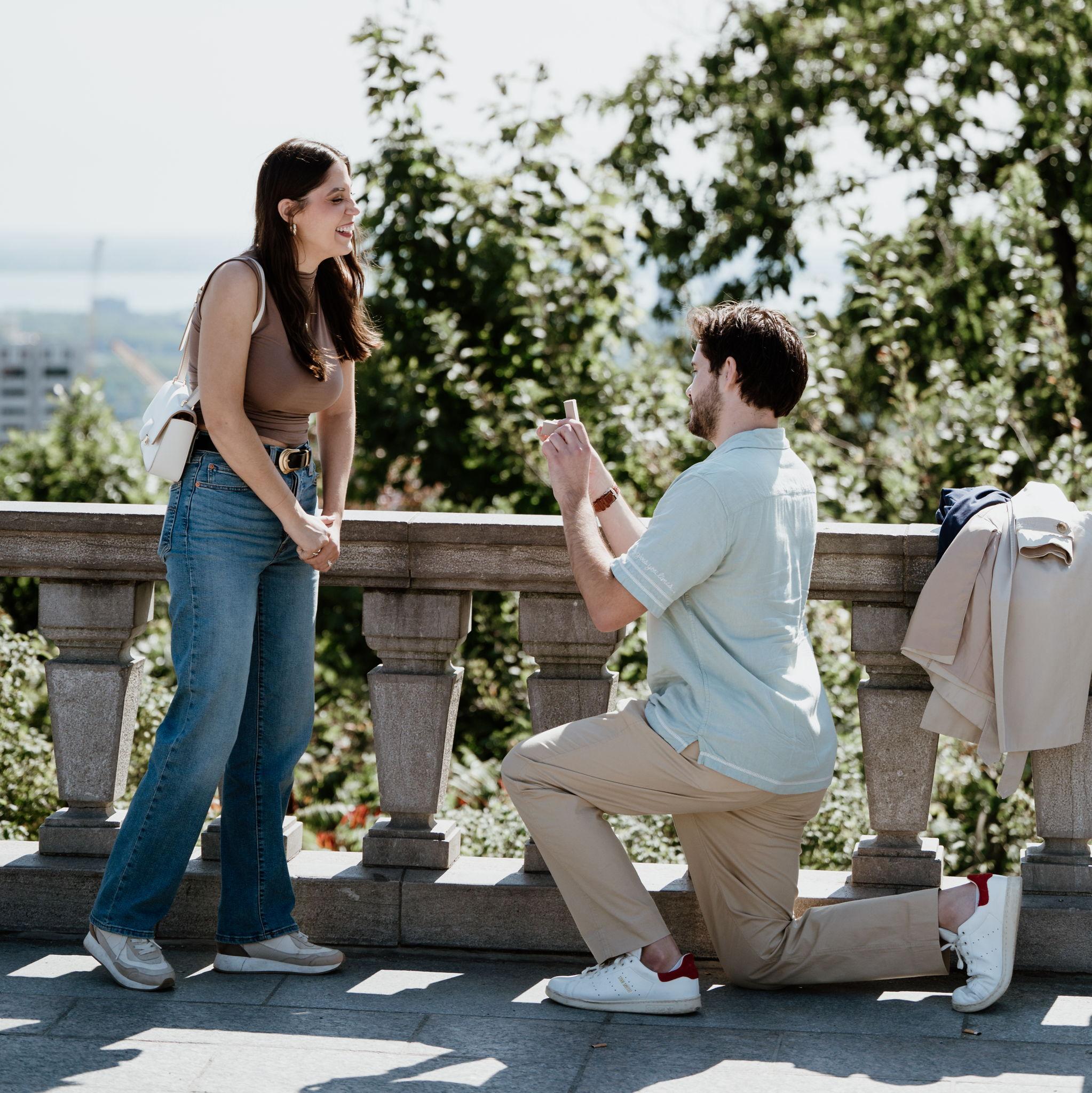Engagement shoot post-proposal in Montreal (photos by John Koo)