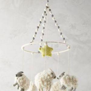 Felted Orbit Mobile